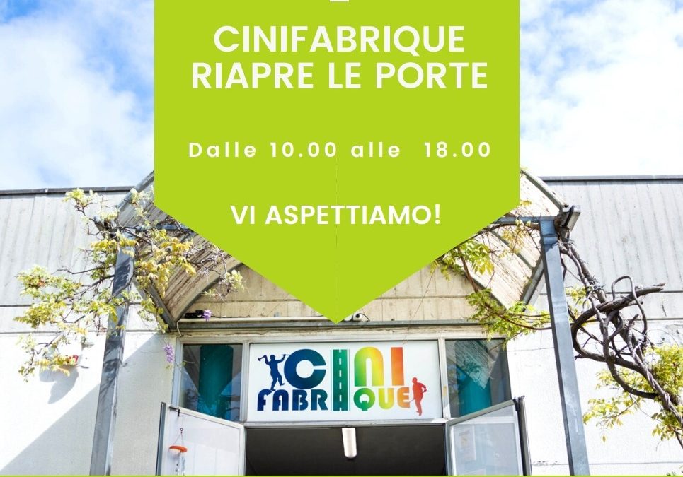 OPEN DAY CINIFABRIQUE – 18 SETTEMBRE