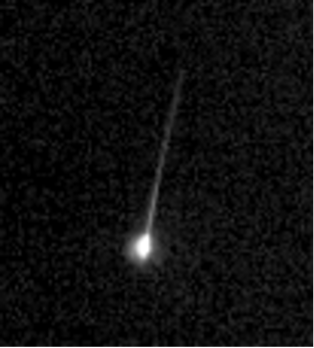 Meteora catturata dalla telecamera PRISMA installata sul tetto dell’Istituto Enrico De Nicola, la notte del 20 novembre 2022 alle ore 1:05