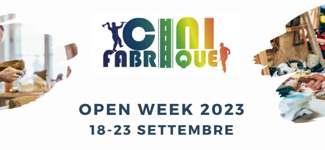 OPEN WEEK CINIFABRIQUE – SETTIMANA APERTA 18-23 SETTEMBRE