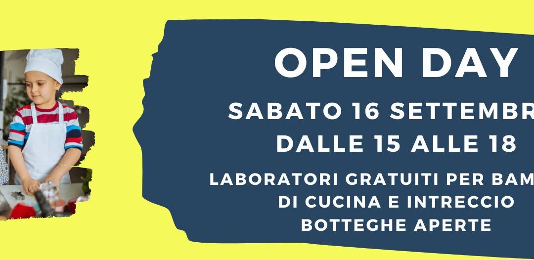 OPEN DAY CINIFABRIQUE – SABATO 16 SETTEMBRE